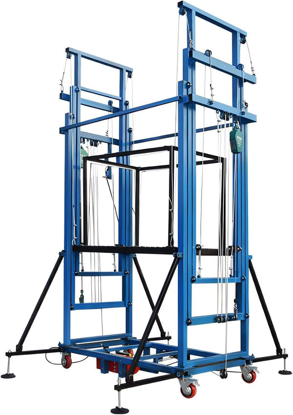 Electric Adjustable Scaffolding – High-Reach Lift for Construction