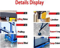 Electric Adjustable Scaffolding – High-Reach Lift for Construction